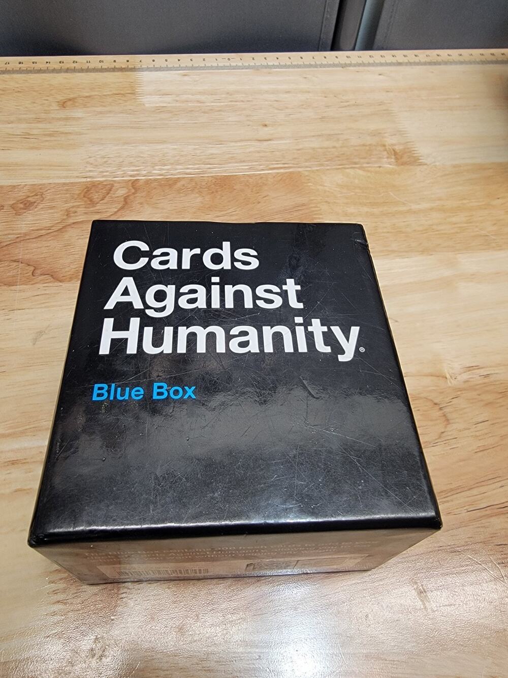 EUC Cards Against Humanity Blue Box Adult Card Game 300-Card Expansion